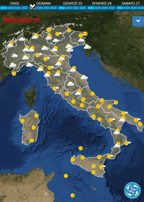 previsioni del tempo aeronautica militare.